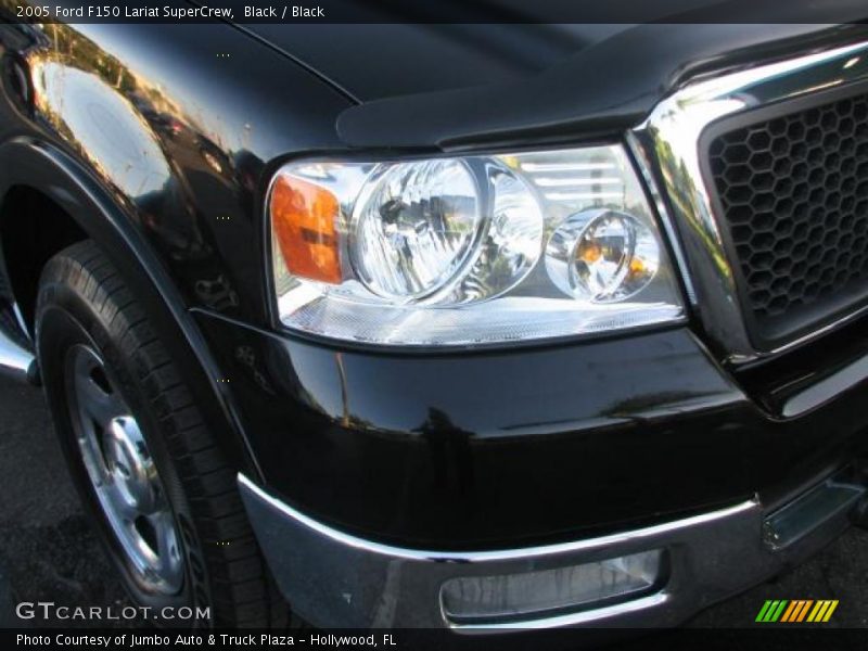 Black / Black 2005 Ford F150 Lariat SuperCrew