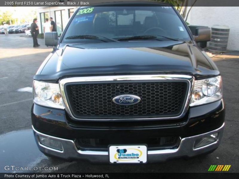 Black / Black 2005 Ford F150 Lariat SuperCrew
