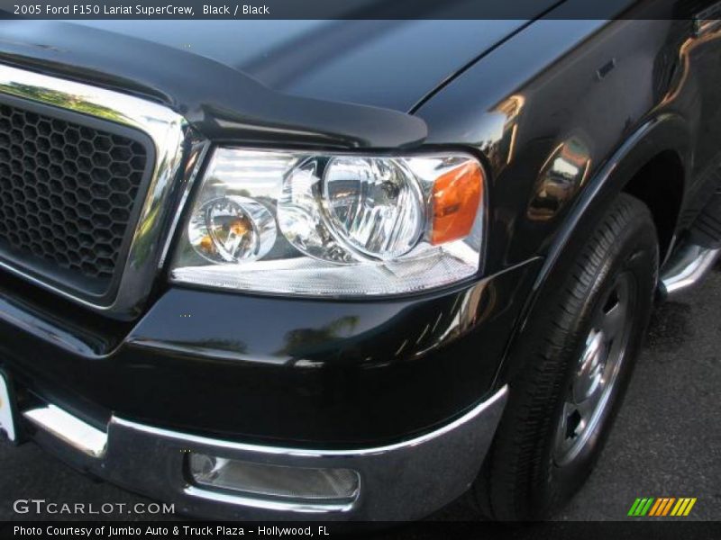 Black / Black 2005 Ford F150 Lariat SuperCrew