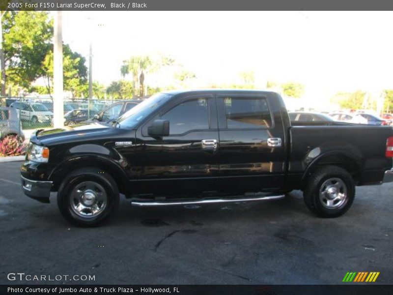 Black / Black 2005 Ford F150 Lariat SuperCrew