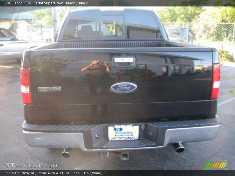Black / Black 2005 Ford F150 Lariat SuperCrew