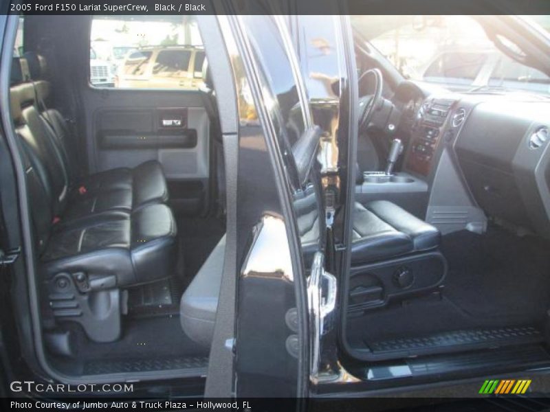 Black / Black 2005 Ford F150 Lariat SuperCrew
