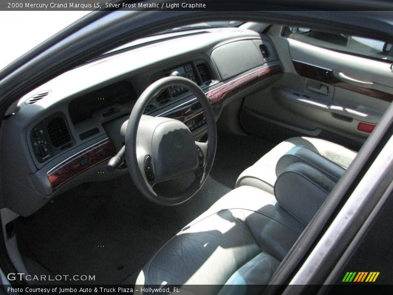 Silver Frost Metallic / Light Graphite 2000 Mercury Grand Marquis LS