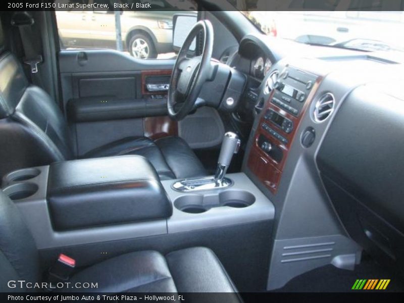 Black / Black 2005 Ford F150 Lariat SuperCrew