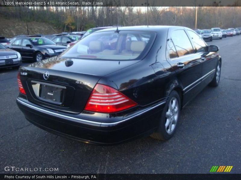 Black / Java 2006 Mercedes-Benz S 430 4Matic Sedan