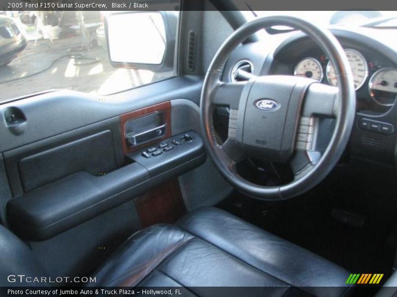 Black / Black 2005 Ford F150 Lariat SuperCrew