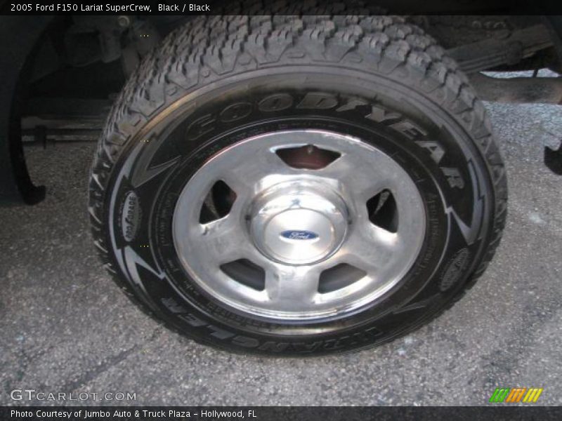 Black / Black 2005 Ford F150 Lariat SuperCrew