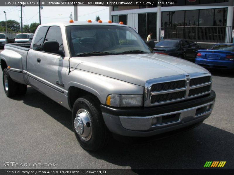 Light Driftwood Satin Glow / Tan/Camel 1998 Dodge Ram 3500 Laramie SLT Extended Cab Dually