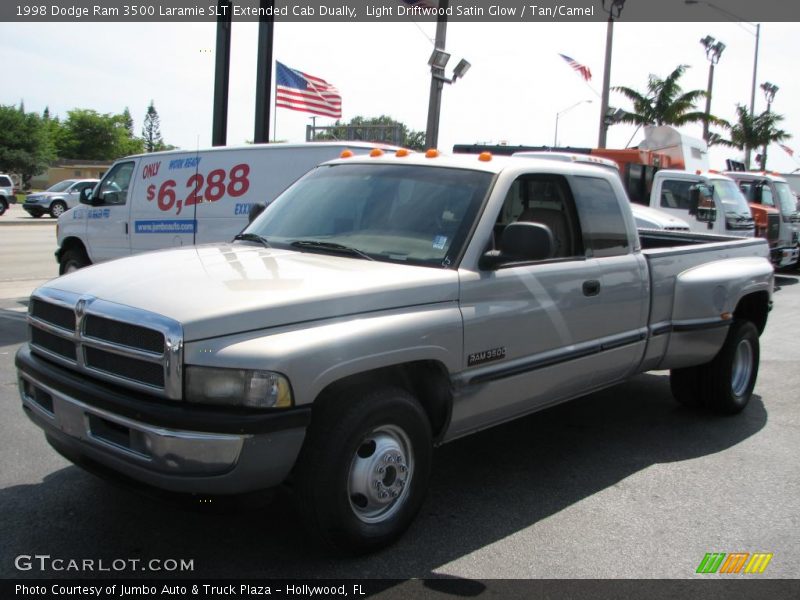 Light Driftwood Satin Glow / Tan/Camel 1998 Dodge Ram 3500 Laramie SLT Extended Cab Dually