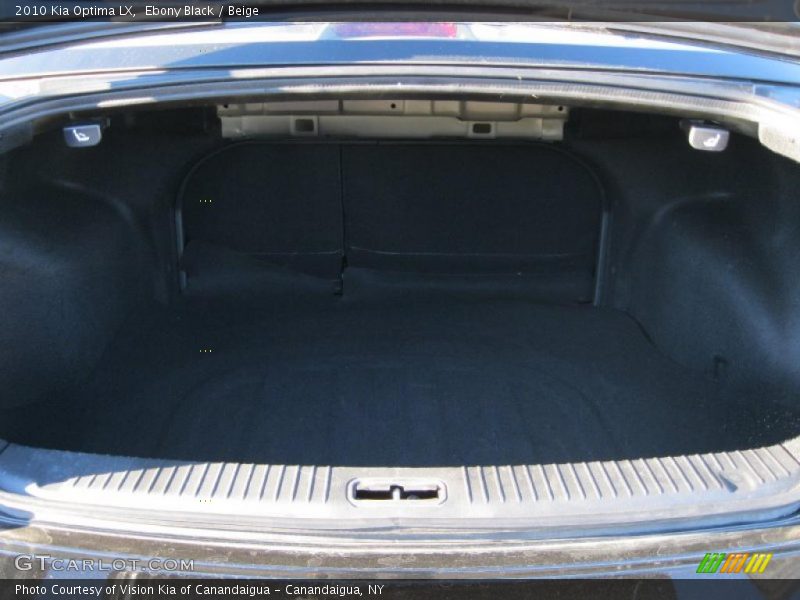 Ebony Black / Beige 2010 Kia Optima LX