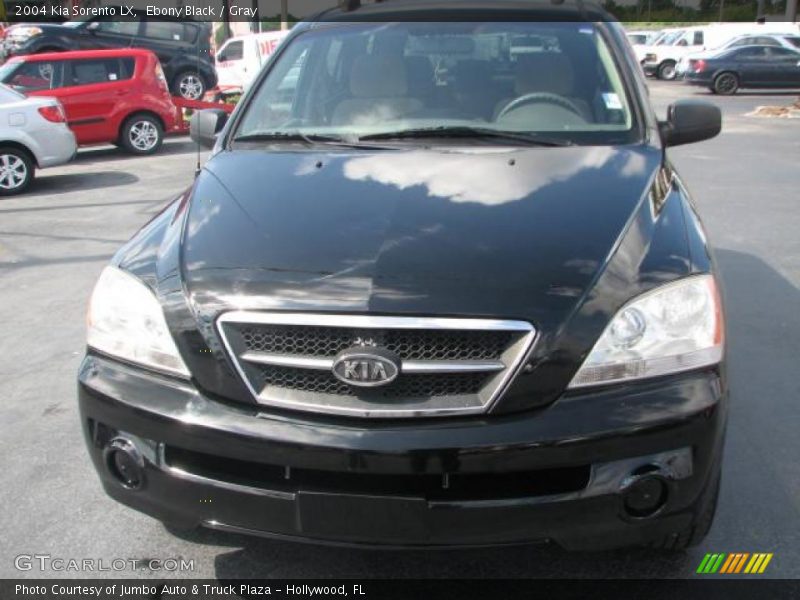 Ebony Black / Gray 2004 Kia Sorento LX