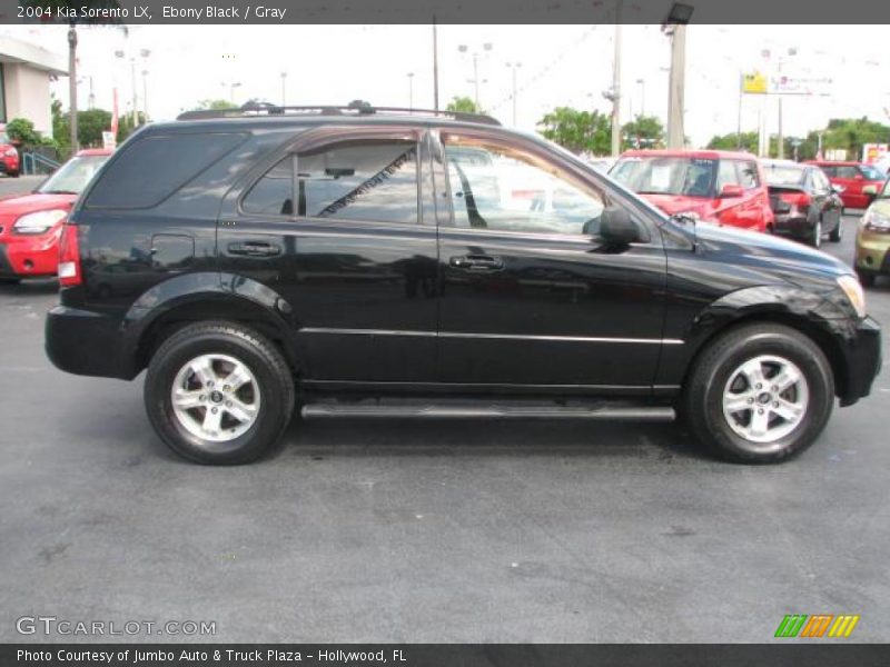 Ebony Black / Gray 2004 Kia Sorento LX