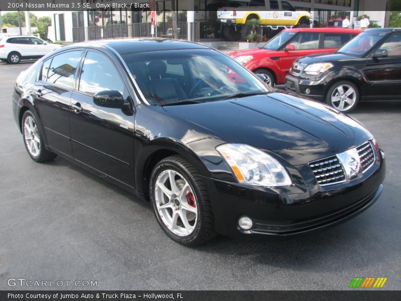 Onyx Black / Black 2004 Nissan Maxima 3.5 SE