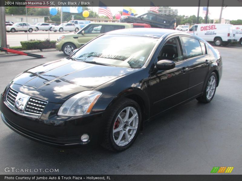 Onyx Black / Black 2004 Nissan Maxima 3.5 SE