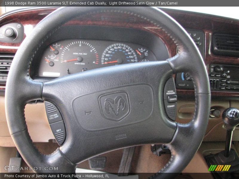 Light Driftwood Satin Glow / Tan/Camel 1998 Dodge Ram 3500 Laramie SLT Extended Cab Dually
