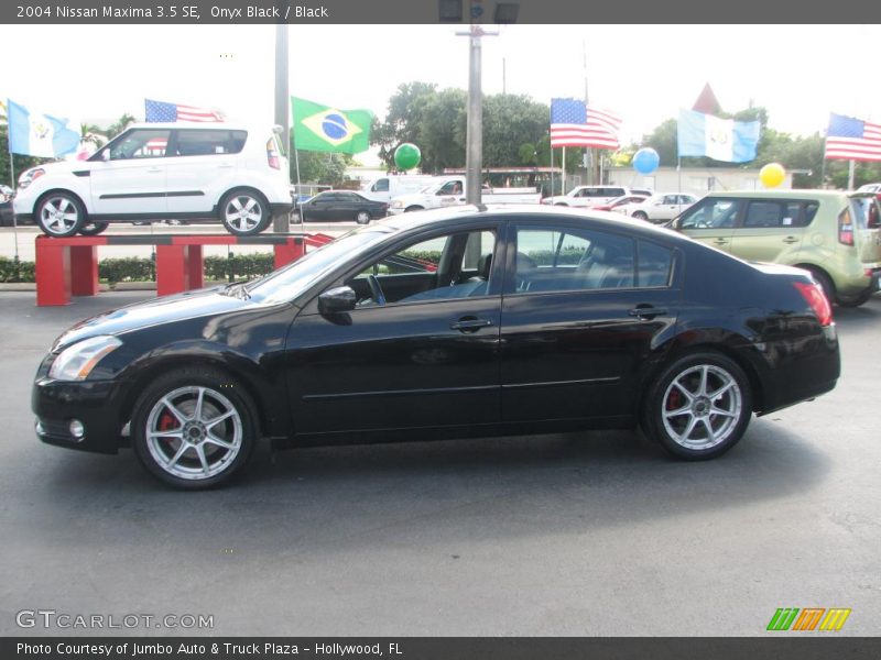 Onyx Black / Black 2004 Nissan Maxima 3.5 SE