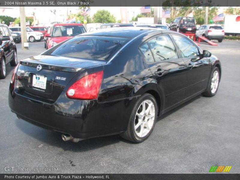 Onyx Black / Black 2004 Nissan Maxima 3.5 SE