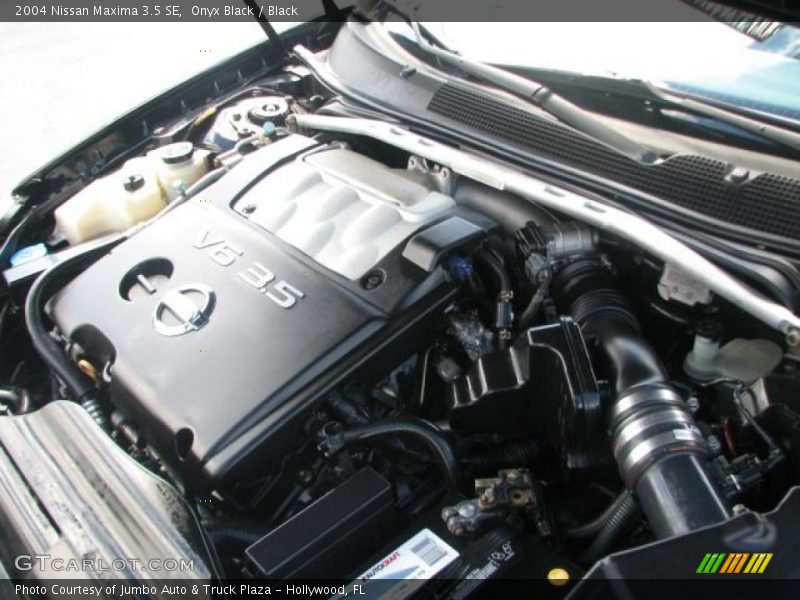 Onyx Black / Black 2004 Nissan Maxima 3.5 SE
