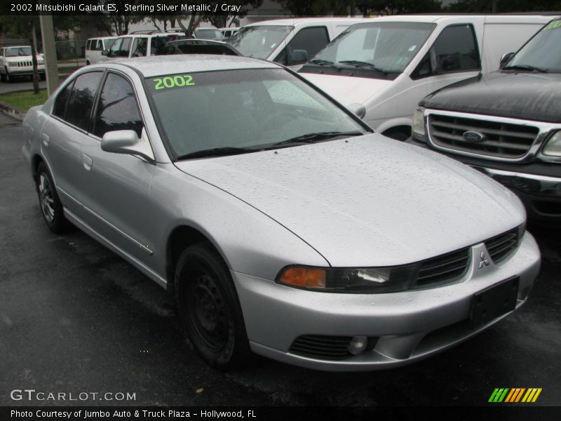 Sterling Silver Metallic / Gray 2002 Mitsubishi Galant ES