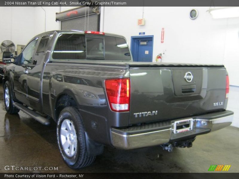 Smoke Gray / Graphite/Titanium 2004 Nissan Titan LE King Cab 4x4
