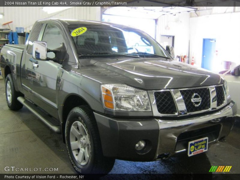 Smoke Gray / Graphite/Titanium 2004 Nissan Titan LE King Cab 4x4