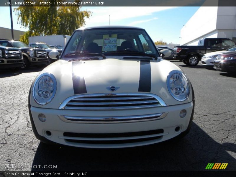 Pepper White / Panther Black 2005 Mini Cooper Hardtop