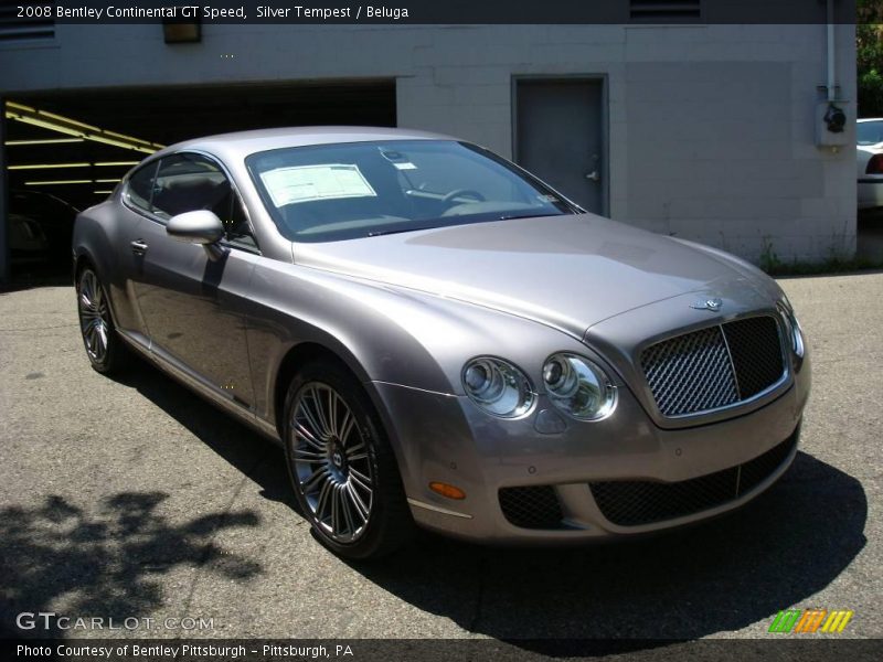Silver Tempest / Beluga 2008 Bentley Continental GT Speed