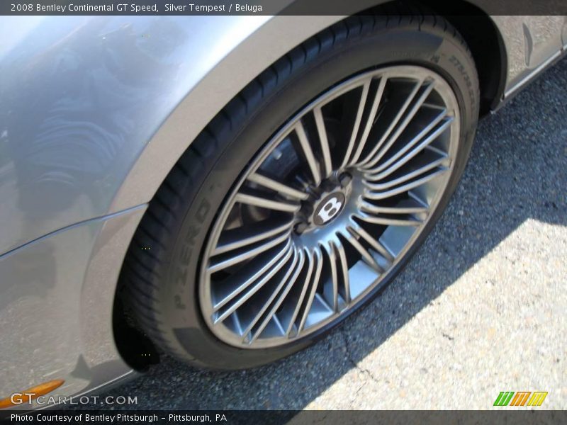 Silver Tempest / Beluga 2008 Bentley Continental GT Speed