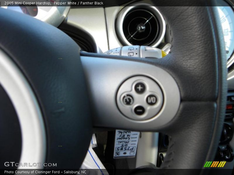 Pepper White / Panther Black 2005 Mini Cooper Hardtop