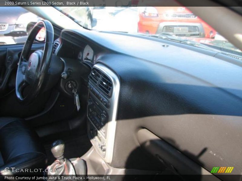 Black / Black 2003 Saturn L Series L200 Sedan