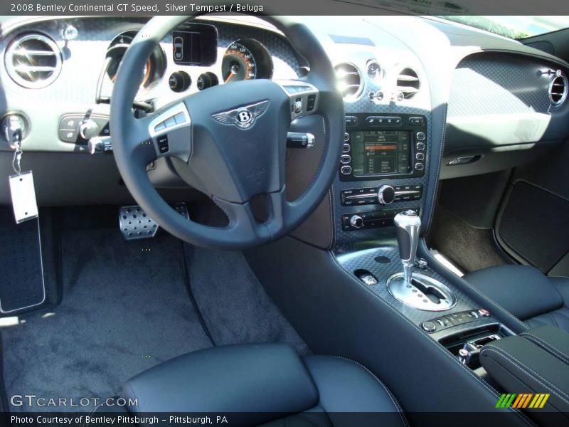 Silver Tempest / Beluga 2008 Bentley Continental GT Speed
