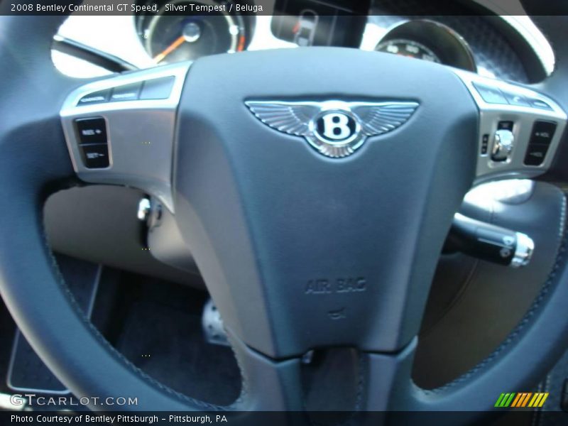 Silver Tempest / Beluga 2008 Bentley Continental GT Speed