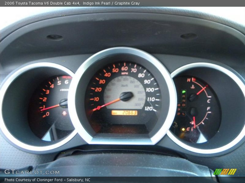 Indigo Ink Pearl / Graphite Gray 2006 Toyota Tacoma V6 Double Cab 4x4