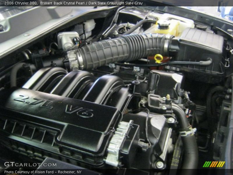 Brilliant Black Crystal Pearl / Dark Slate Gray/Light Slate Gray 2006 Chrysler 300