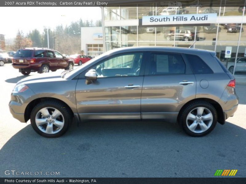 Carbon Gray Pearl / Ebony 2007 Acura RDX Technology
