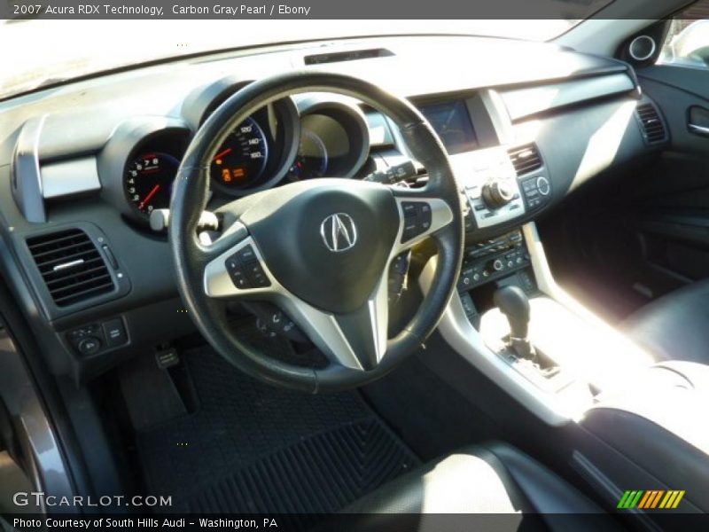 Carbon Gray Pearl / Ebony 2007 Acura RDX Technology