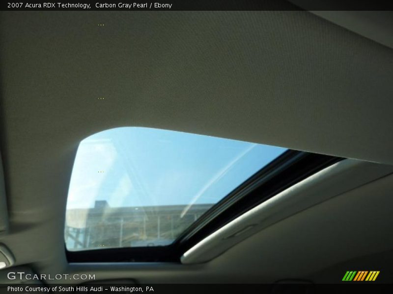 Carbon Gray Pearl / Ebony 2007 Acura RDX Technology