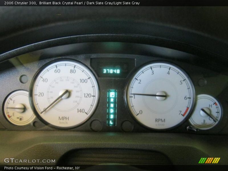 Brilliant Black Crystal Pearl / Dark Slate Gray/Light Slate Gray 2006 Chrysler 300