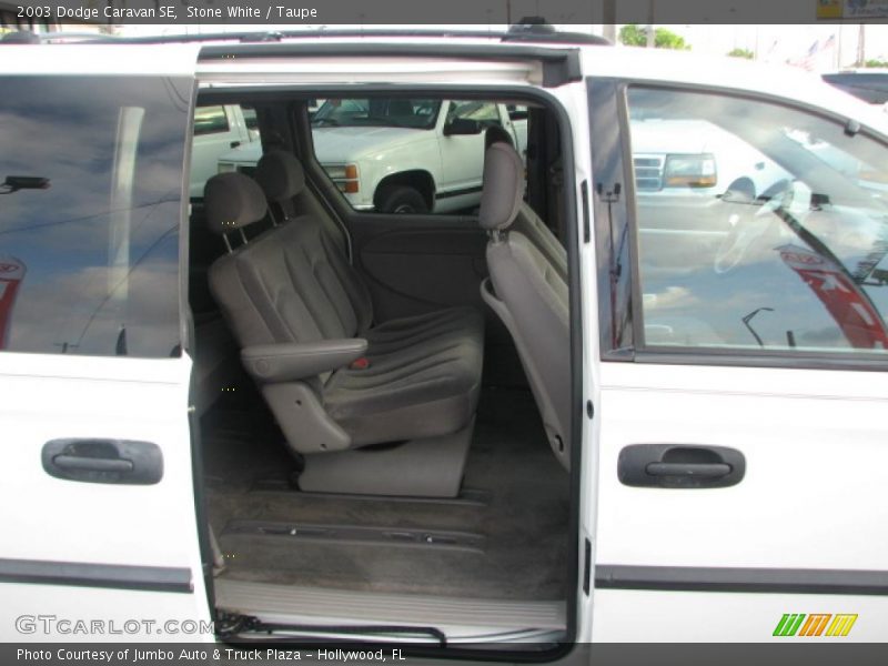 Stone White / Taupe 2003 Dodge Caravan SE