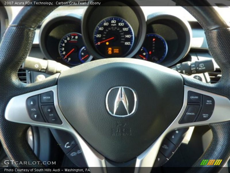 Carbon Gray Pearl / Ebony 2007 Acura RDX Technology