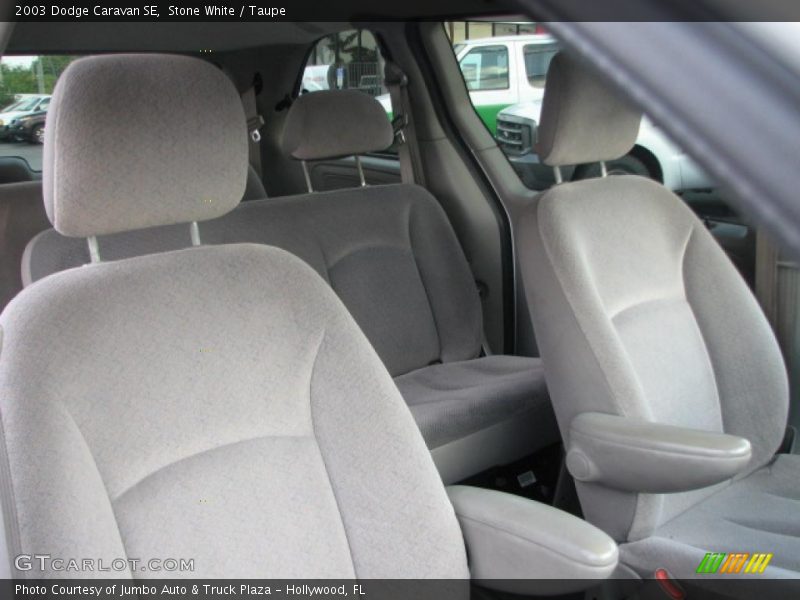 Stone White / Taupe 2003 Dodge Caravan SE