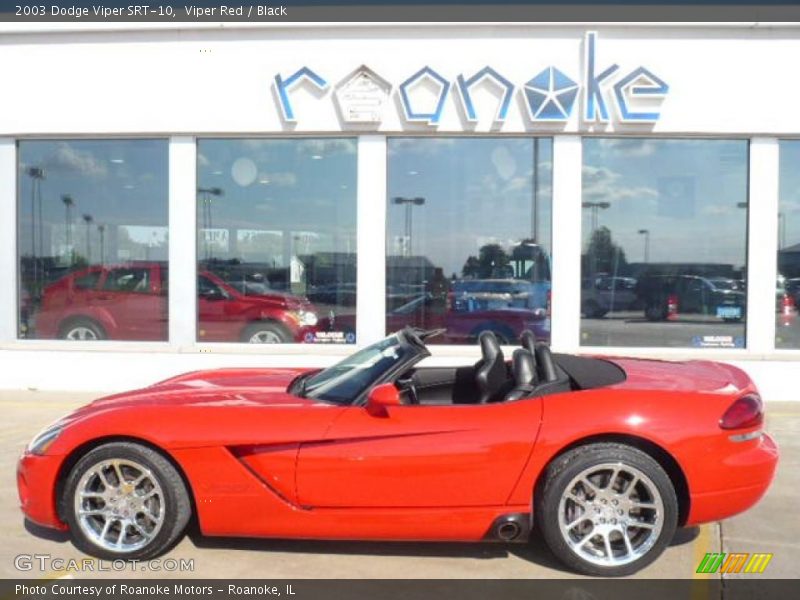 Viper Red / Black 2003 Dodge Viper SRT-10