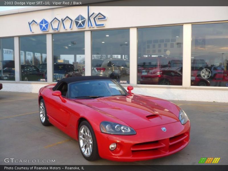 Viper Red / Black 2003 Dodge Viper SRT-10