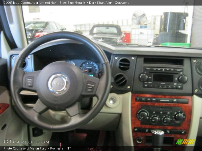 Steel Blue Metallic / Dark Khaki/Light Graystone 2006 Jeep Commander Limited 4x4