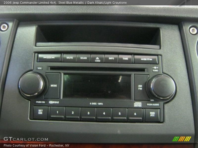 Steel Blue Metallic / Dark Khaki/Light Graystone 2006 Jeep Commander Limited 4x4