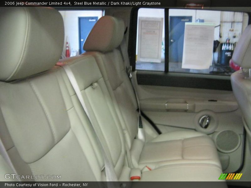 Steel Blue Metallic / Dark Khaki/Light Graystone 2006 Jeep Commander Limited 4x4