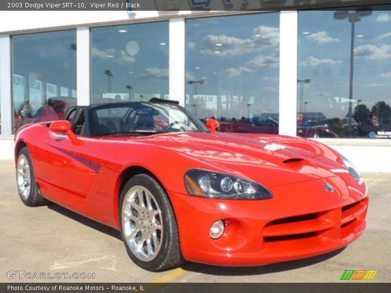  2003 Viper SRT-10 Viper Red