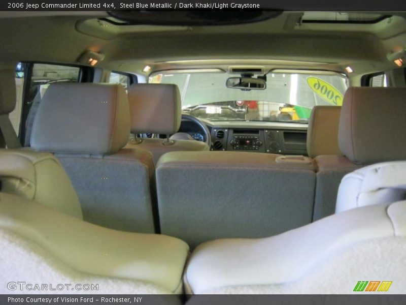 Steel Blue Metallic / Dark Khaki/Light Graystone 2006 Jeep Commander Limited 4x4