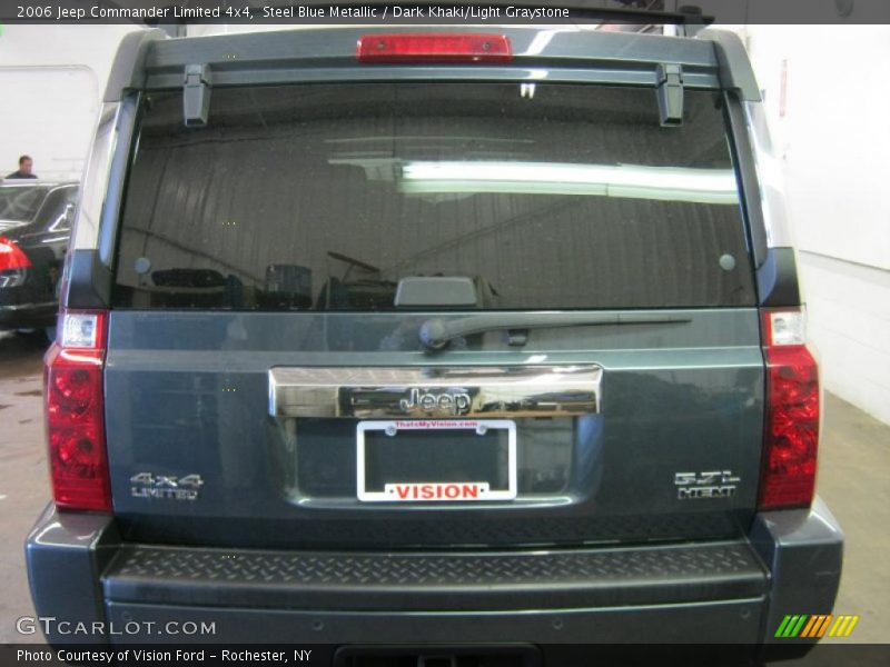 Steel Blue Metallic / Dark Khaki/Light Graystone 2006 Jeep Commander Limited 4x4