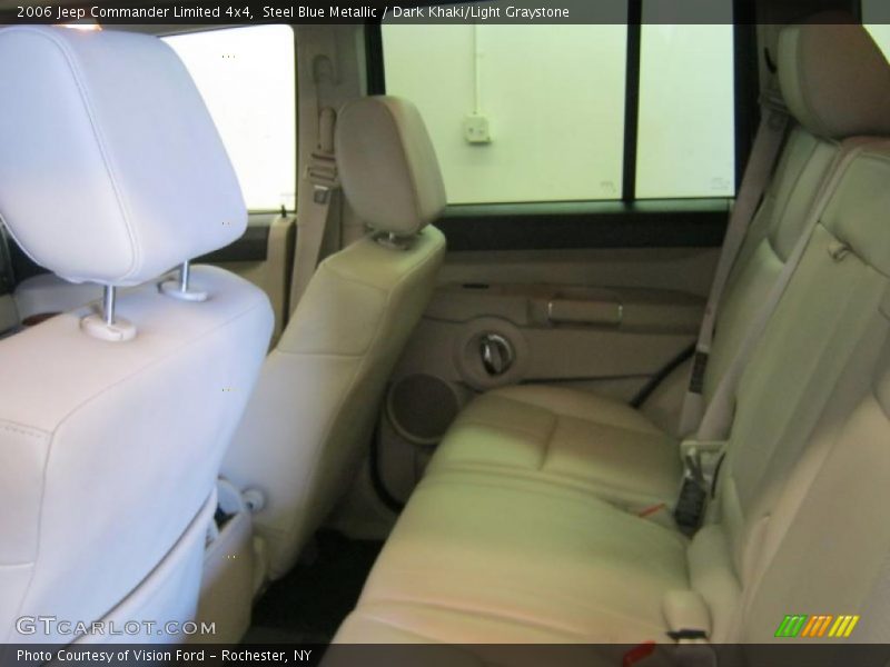 Steel Blue Metallic / Dark Khaki/Light Graystone 2006 Jeep Commander Limited 4x4